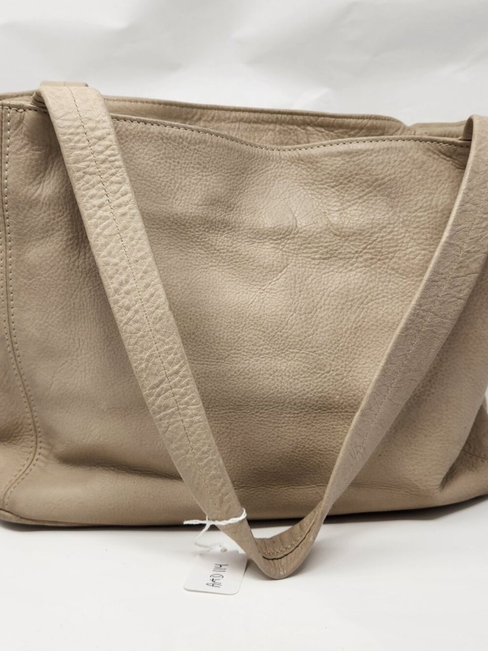 New Florence Leather Market beige Italian leather handbag